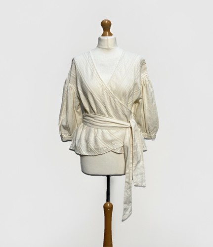 Zara bluse damen creme - zara,