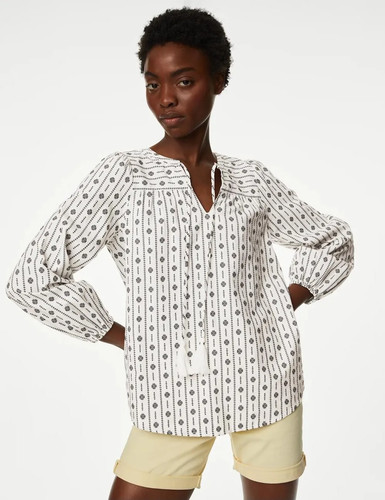 Cotton rich embroidered - cotton,