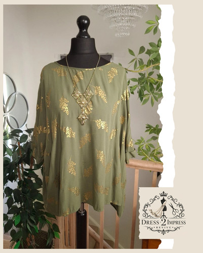 Boho tunika xl oversize - gr., 18