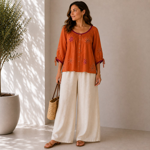 Monsoon bluse xl orange - monsoon,