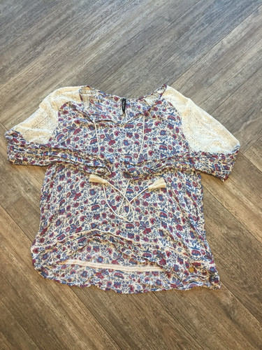 Pepe jeans bluse blumen - bluse,
