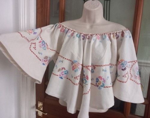 Vintage look upcycled ooak - vintage,