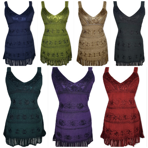 Boho top bluse damen viskose - damen,