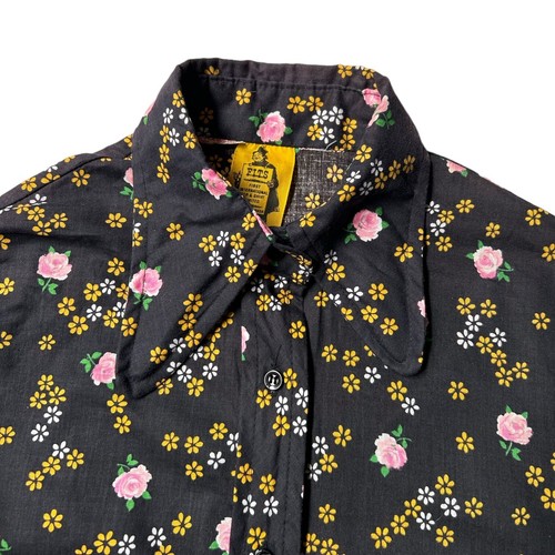 70s vintage floral - , blouse