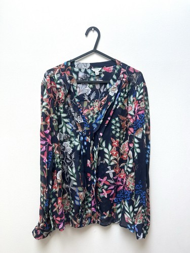 Jigsaw chiffon shirt - chiffon, größe