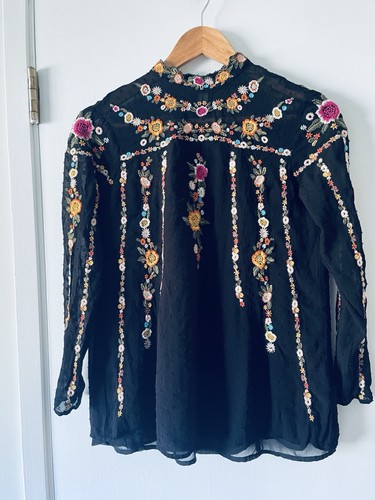 Zara woman black sheer - woman,