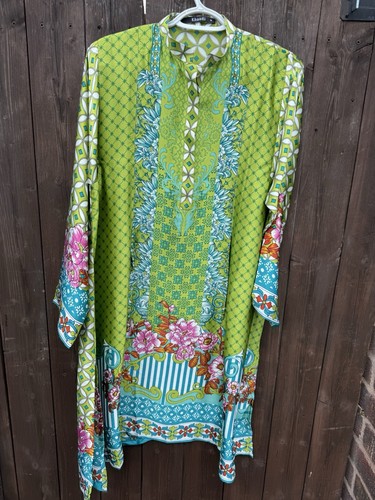 Khaadi blumen tunika kleid mit - khaadi,
