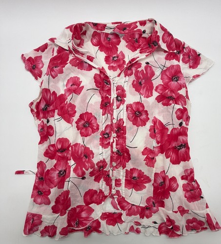 Per una bluse mohnblumen - una,