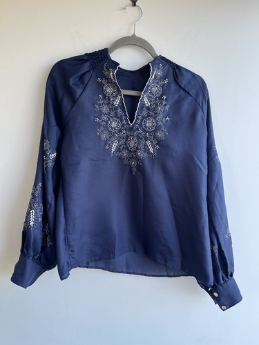 Vintage bauernbluse 70er - bauernbluse,