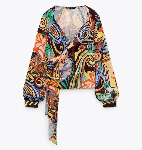Zara geblümte paisley - geblümte,
