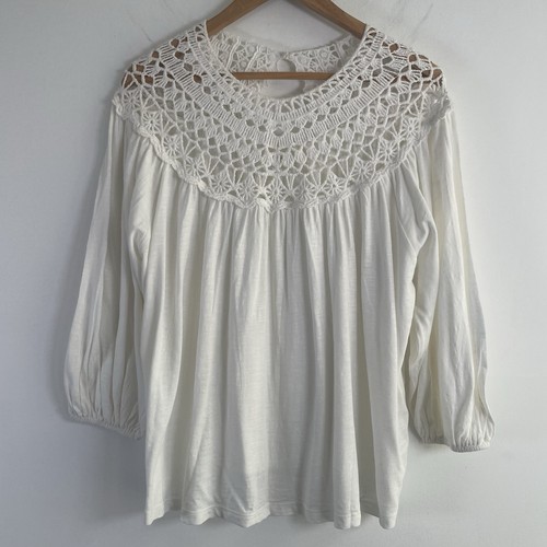 Anthropologie bauernbluse top - bauernbluse,