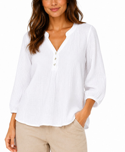 Sublevel musselin bluse - bluse, m