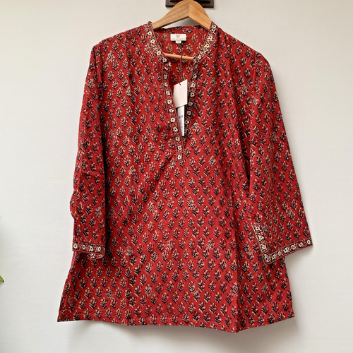 East anokhi blockprint bluse - blockprint,
